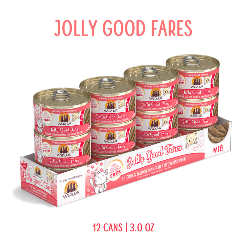 WERUVA Cat Pate Jolly Good Fares 5.5oz professional product photo ready to upload to shopify