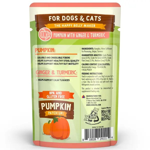 WERUVA Pumpkin Patch Up Pumpkin Ginger & Turmeric 1.05oz professional product photo ready to upload to shopify