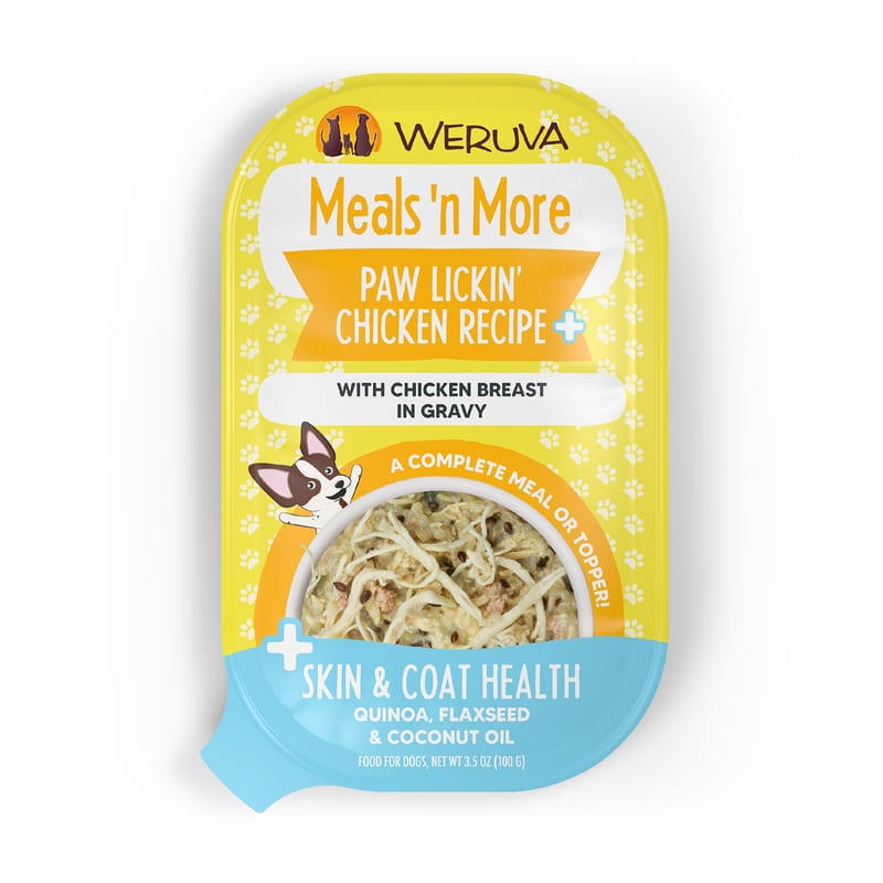 Weruva Meals and More Paw Lickin Chicken Recipe professional product photo ready to upload to shopify