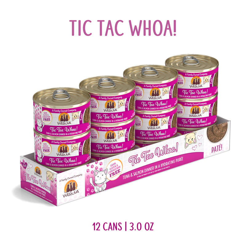 Weruva PATE Can - Tic Tac Whoa! Tuna & Salmon professional product photo ready to upload to shopify
