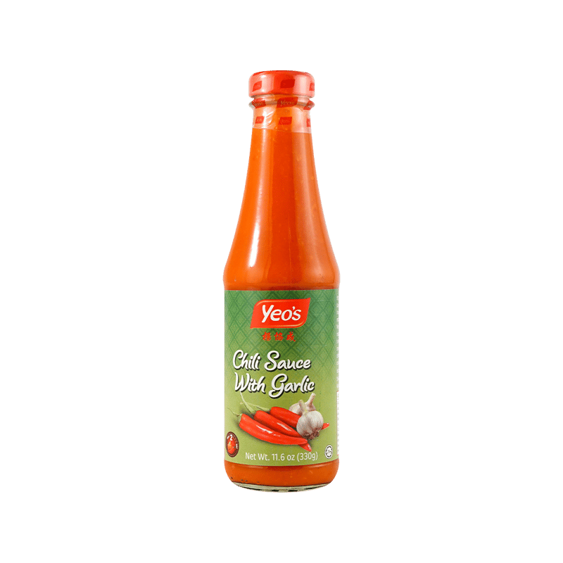 Yeo's Chilli Sauce With Garlic 330g professional product photo ready to upload to shopify