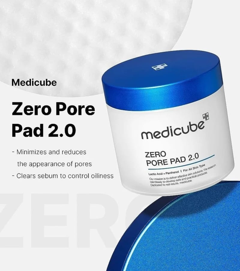 ZERO PORE PAD 2.0 professional product photo ready to upload to shopify
